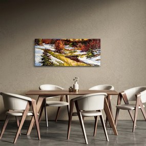 Obraz - Príchod jari (120x50 cm)