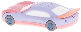 Hviezdicový projektor do auta s hudbou ružový