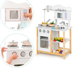 Drevená kuchynka pre deti + príslušenstvo