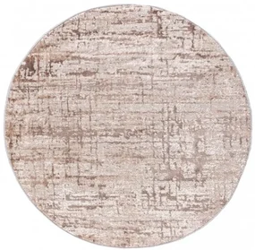 Koberec PORTLAND D175E vizon - biely kruh