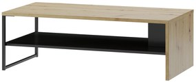 Konferenčný stolík Lucas II 41 120 cm dub Artisan/čierny