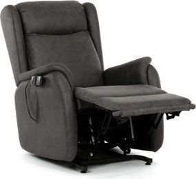 Polohovacie kreslo čierne, elektrické TV-L8902 BK3