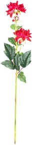 Umelá georgína, v. 75 cm, tm. ružová