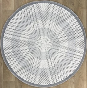 Protišmykový koberec BARI PRINT 250371N-1 kruh