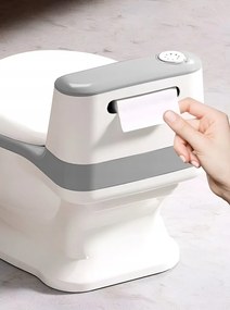 TRENDIE Detský interaktívny nočník sivý