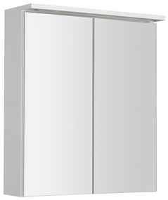 Aqualine Aqualine, KAWA STRIP Galérka s LED osvetlením 60x70x22cm, biela, WGL60S