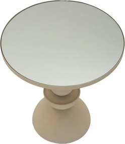 Okrúhly odkladací stolík so sklenenou doskou ø 40,5 cm Dune – Mauro Ferretti