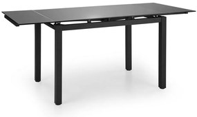 Jedálenský set Jasper 4+1, sivá / čierna