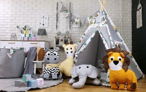 Dekoračná vlajková girlanda - JUNGLE