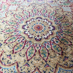 Koberec Exkluzívny Qum Silk 01 červený