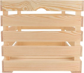 ČistéDrevo Drevená debnička 60 x 39 x 35 cm