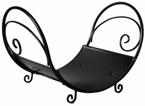 Kôš na drevo KS-13 čierne