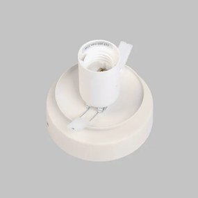 Stropné svietidlo MOONLIGHT 1xE27/15W/230V, priemer 16 cm, krémové