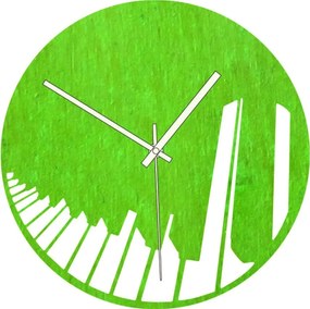 SENTOP | Drevené hodiny klavír symfónia čierne | SENTOP PR0415 plywood analógové