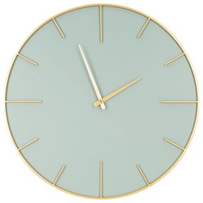 Dekoračné hodiny 60x4x60 cm mentolová