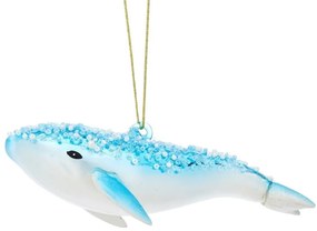 Sklenená ručne vyrobená vianočná ozdoba 6,5 cm Humpback – Sass &amp; Belle