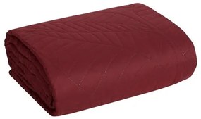 Moderný prehoz na posteľ Boni červenej farby