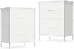 Set dvoch nočných stolíkov LGS112WH01 (2 ks)