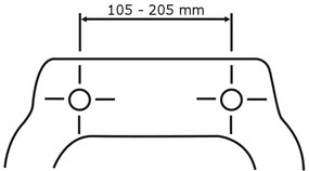 Tmavosivé WC sedátko s ľahkým zatváraním Wenko Bellevue, 42,5 x 35,5 cm