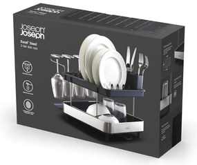 Sivý dvojposchodový anikoro odkvapkávač Excel – Joseph Joseph