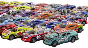 Lean Toys Veľká sada kovových autíčok – 50 kusov