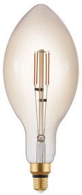 EGLO LED stmievateľná vintage žiarovka, E27, E140, 4W, 400lm, 2200K, teplá biela, jantárová