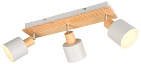 Bodové svietidlo v bielo-prírodnej farbe ø 9 cm Shanti – Trio