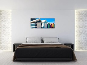 Obraz - Pláž Brighton, Melbourne, Austrália (120x50 cm)