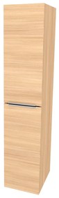 Mereo Mailo, kúpeľňová skrinka vysoká 170 cm, chróm madlo, Multidecor, Dub Sand Barbera, MER-CN594LPDSB1