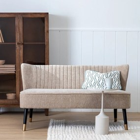 Béžová ženilková pohovka 134 cm Glam – Ixia