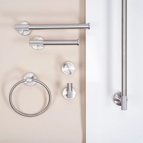 Rea Modern, kúpeľňový vešiak na uterák 26,5cm, 6610a, brúsená oceľ, REA-98014
