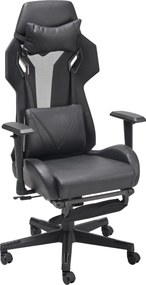 XXXLutz HERNÁ STOLIČKA, vzhľad kože, sieťovina, čierna MID.YOU - Online Only kancelárie - 001884005601