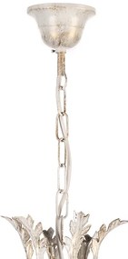 ONLI - Luster na reťazi CONTESSA 1xE27/22W/230V strieborná