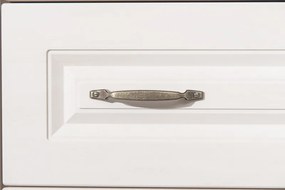 Široká komoda Atik, biela