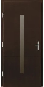 Vchodové dvere Tavira drevené 110x210 cm L orech