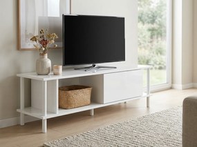 AKCIA TV stolík PARIS 150 cm, biela II. akosť