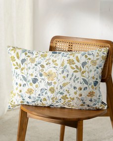 Karin - jednoduchá obliečka, 60x40cm farba produktu žltá látka zapletaná, vzorované