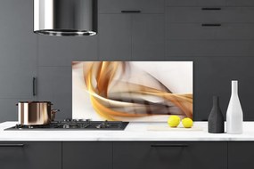 Sklenený obklad Do kuchyne Abstrakcia umenie 125x50 cm