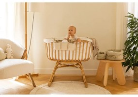 Svetlozelené látkové detské úložné boxy v súprave 2 ks ø 30x20 cm Bambie Olive – Lorena Canals