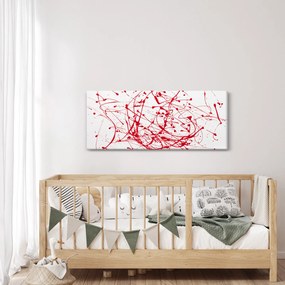 Obraz technikou Drippingu (120x50 cm)