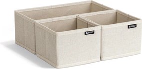 Látkové organizéry do zásuvky v súprave 3 ks Soft Storage – Bigso
