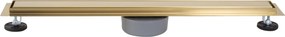 Rea Neox Pro, odtokový sprchový žľab 60cm, zlatá matná, REA-G2701