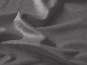 Biante Veľký zamatový oválny obrus Velvet Premium SVP-017 Tmavo sivý 180x260 cm