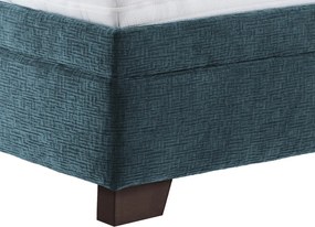 Posteľ Palas 180x200 cm, morská modrá látka