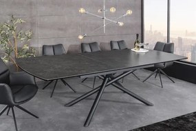 Rozkladací jedálenský stôl Mikado 46496 180/230x90cm Ceramik graphite marble - Komfort-nábytok