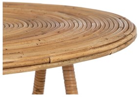 Ratanový okrúhly odkladací stolík ø 60 cm – Ixia