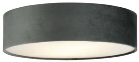 Searchlight 23298-2GY - Stropné svietidlo DRUM PLEAT 2xE27/15W/230V šedá