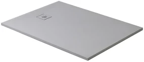 Erga Hyper, SMC sprchová vanička 80x80x2,6 cm + sifón, šedá matná, ERG-V06-SMC-8080S-GR