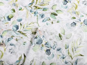 Biante Bavlnený záves Sandra SA-400 Mintovo-zelený eukalyptus 150x200 cm