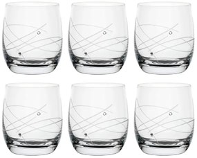 Celebration crystals Poháre GLOBO CRYSTALS MODERN 350 ml, 6 ks